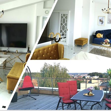 Luxury Penthouse With Large Terrace & Panoramic Old Town View VNO Exterior foto